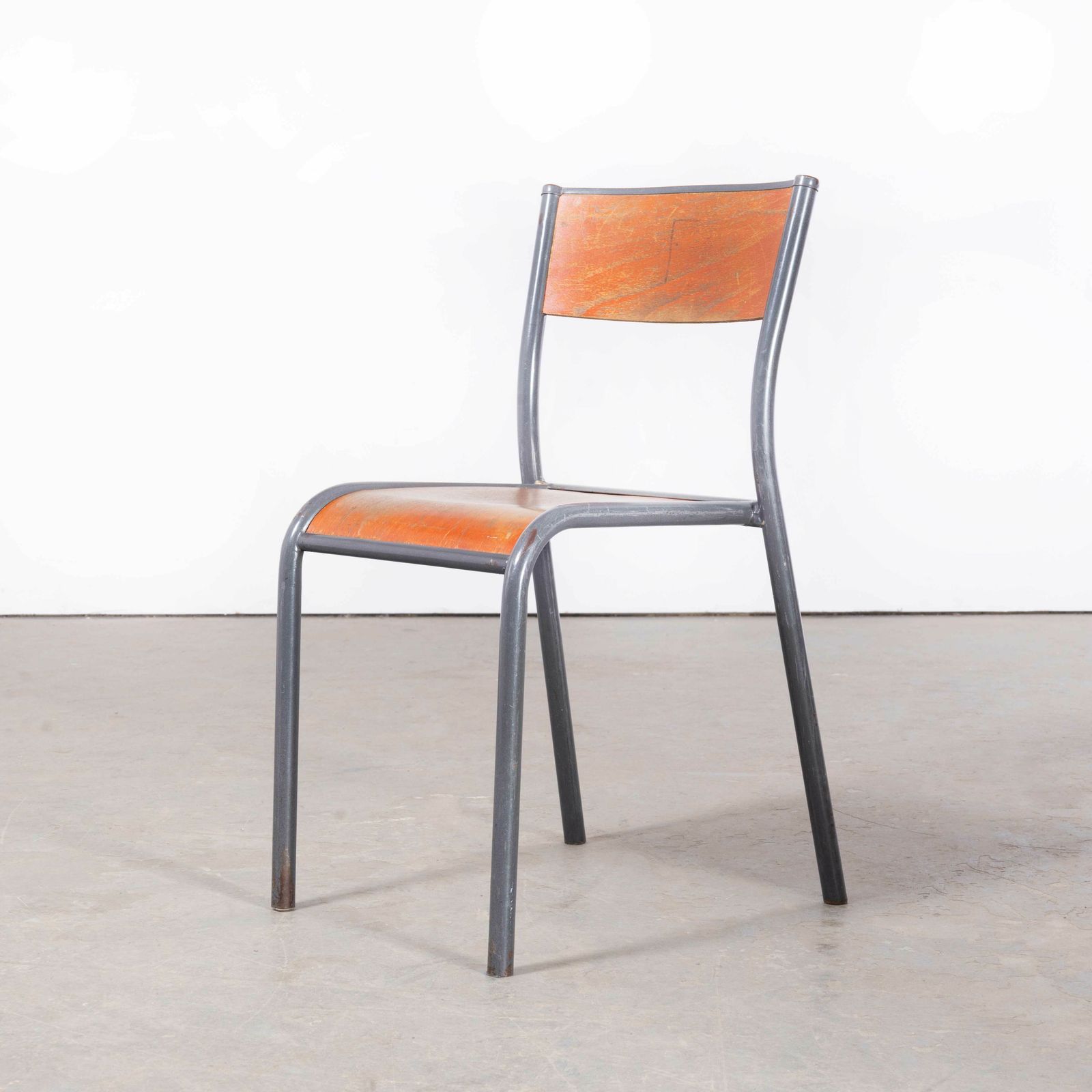 1950’s French Mullca Light Grey Dining Chairs – Set Of Four photo buy