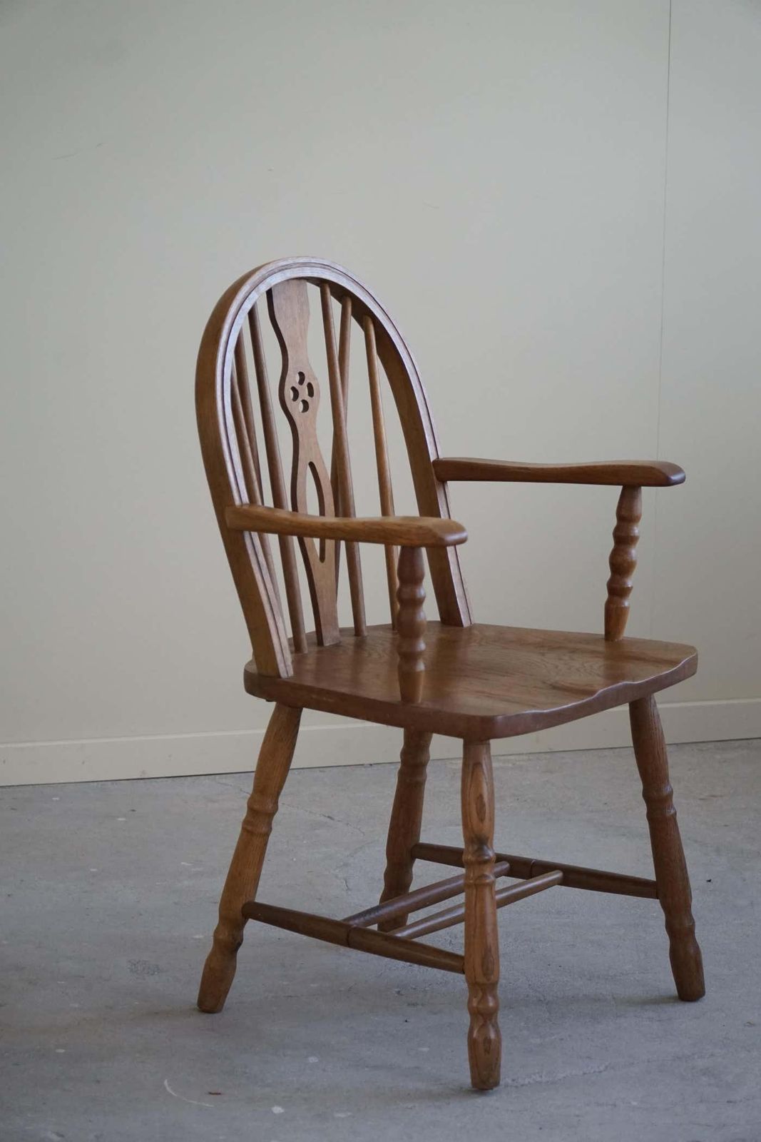 Windsor Armchair In Oak, English Edwardian, 19th Century photo buy