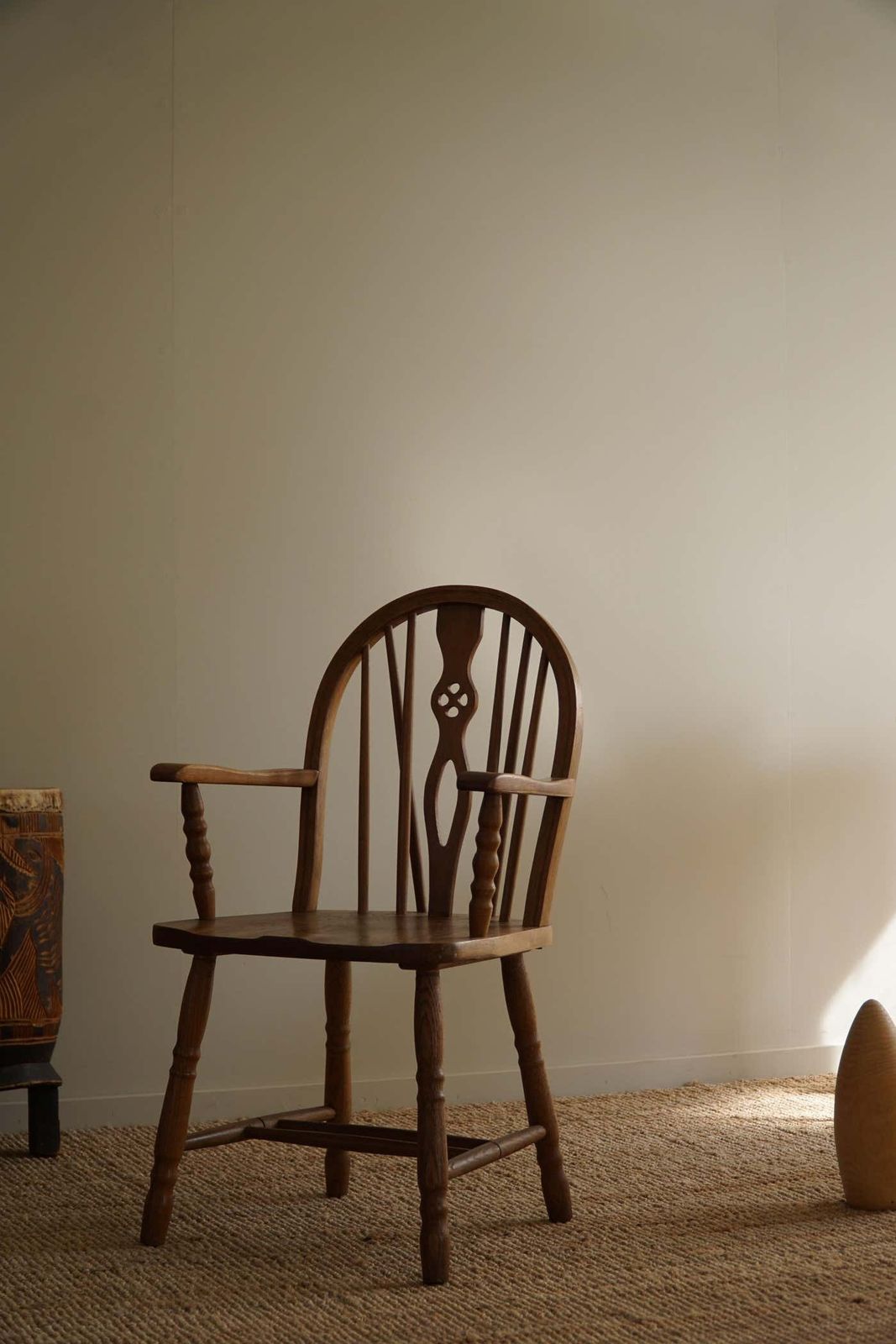 photo buy Windsor Armchair In Oak, English Edwardian, 19th Century