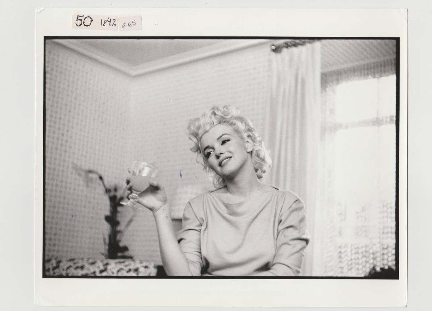 Marilyn Monroe, Black And White Photographic Print, From The Original 1988 Negative