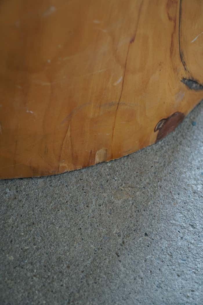 Stump Chair In Solid Birch By A Swedish Cabinetmaker, Wabi Sabi, 1950s photo Furniture