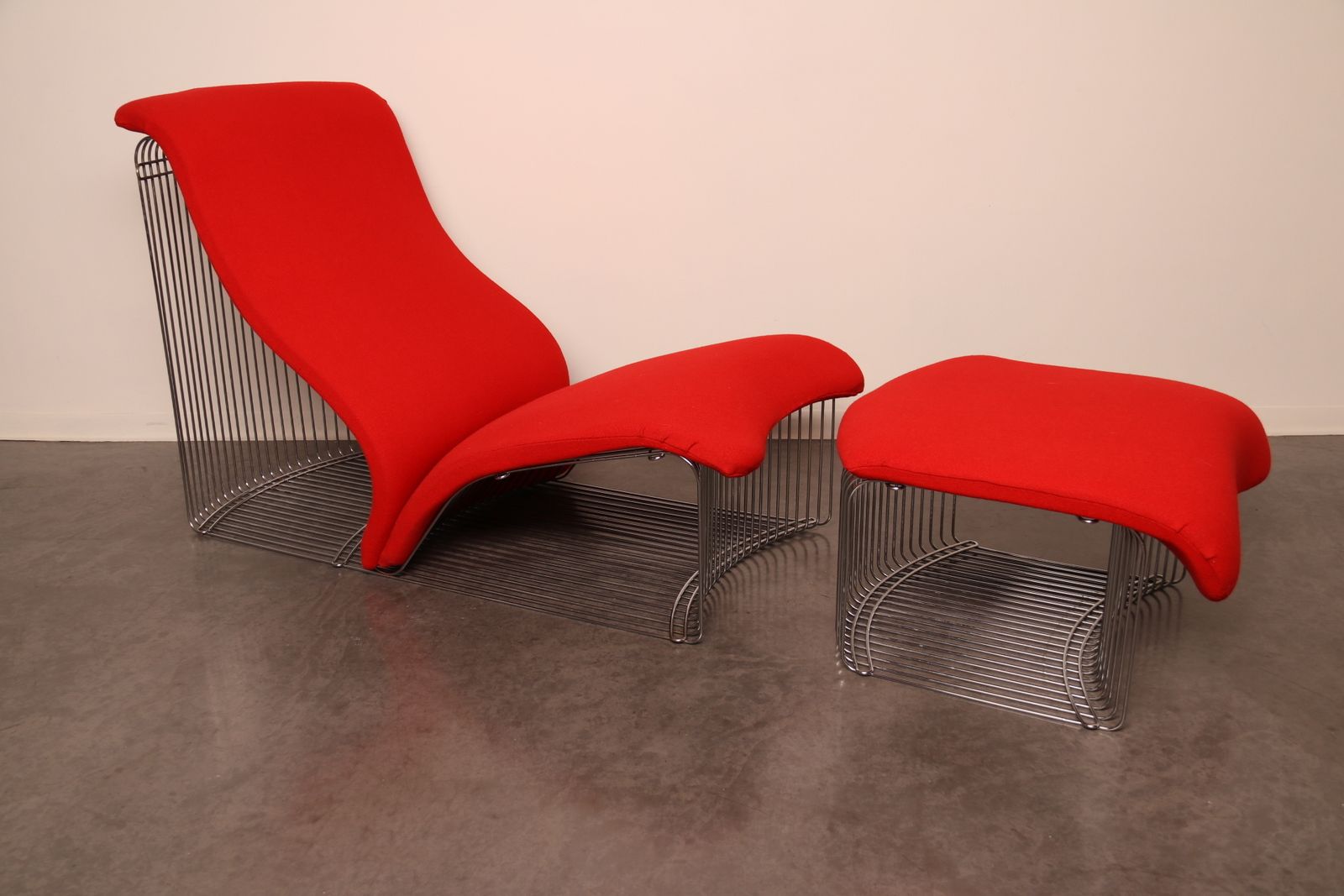 photo for sale Lounge Chair  'Pantonova' By Verner Panton For Fritz Hansen  Denmark   1970's