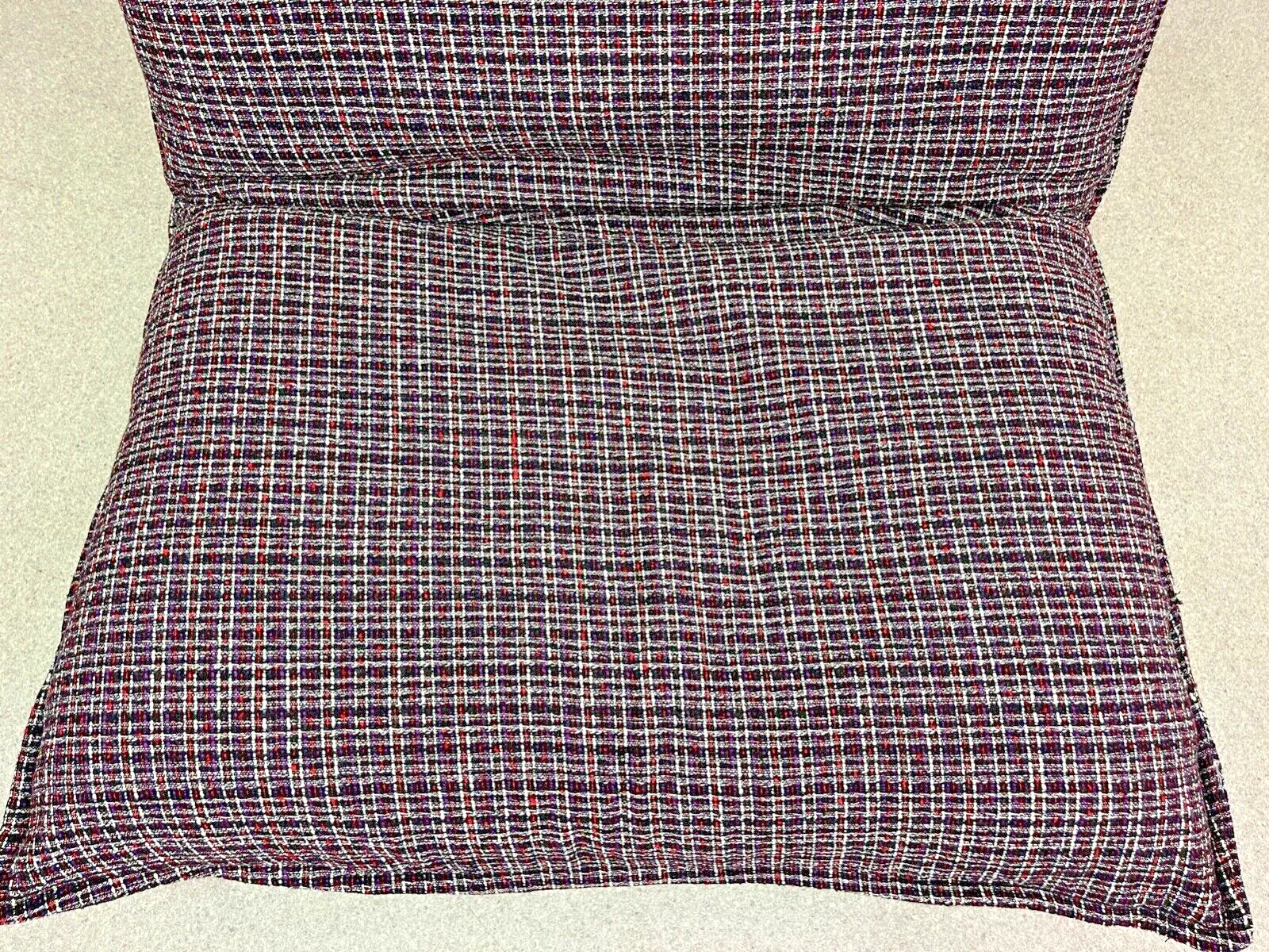 Vintage Pillow Chair And Footstool 1980s photo for sale