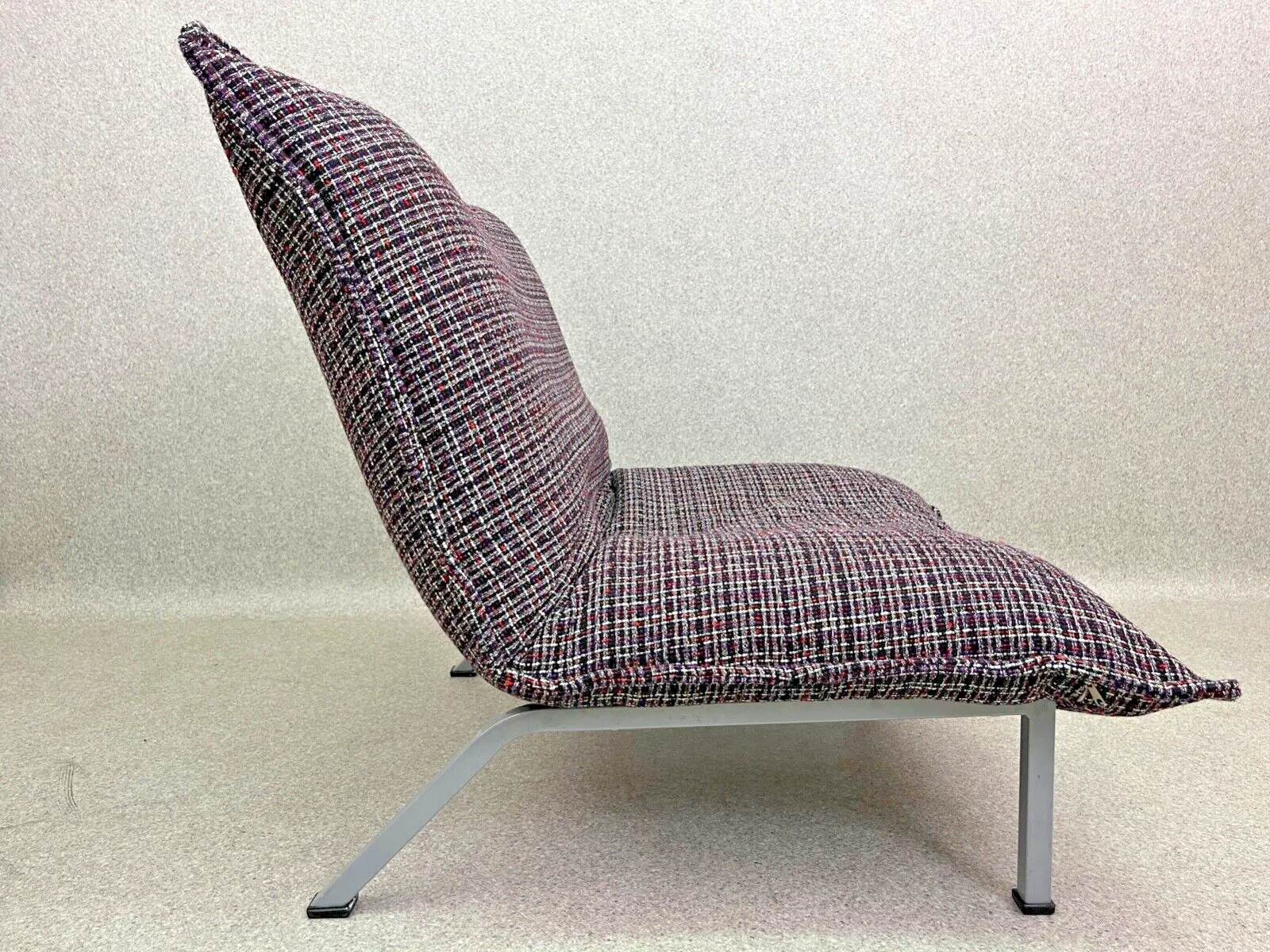 800.0 Vintage Pillow Chair And Footstool 1980s photo