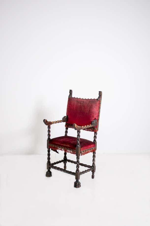 Rare Italian Antique Chair 1500s photo buy