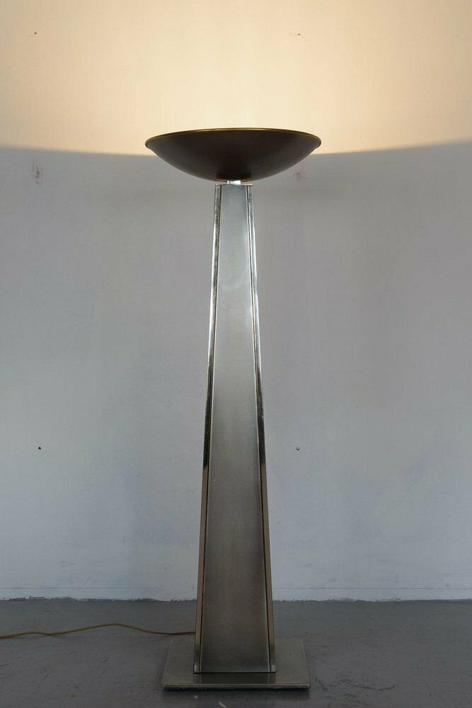 Regency Uplighter By Belgo Chrome For Belgo Chrom / Dewulf Selection, 1980s photo Lighting
