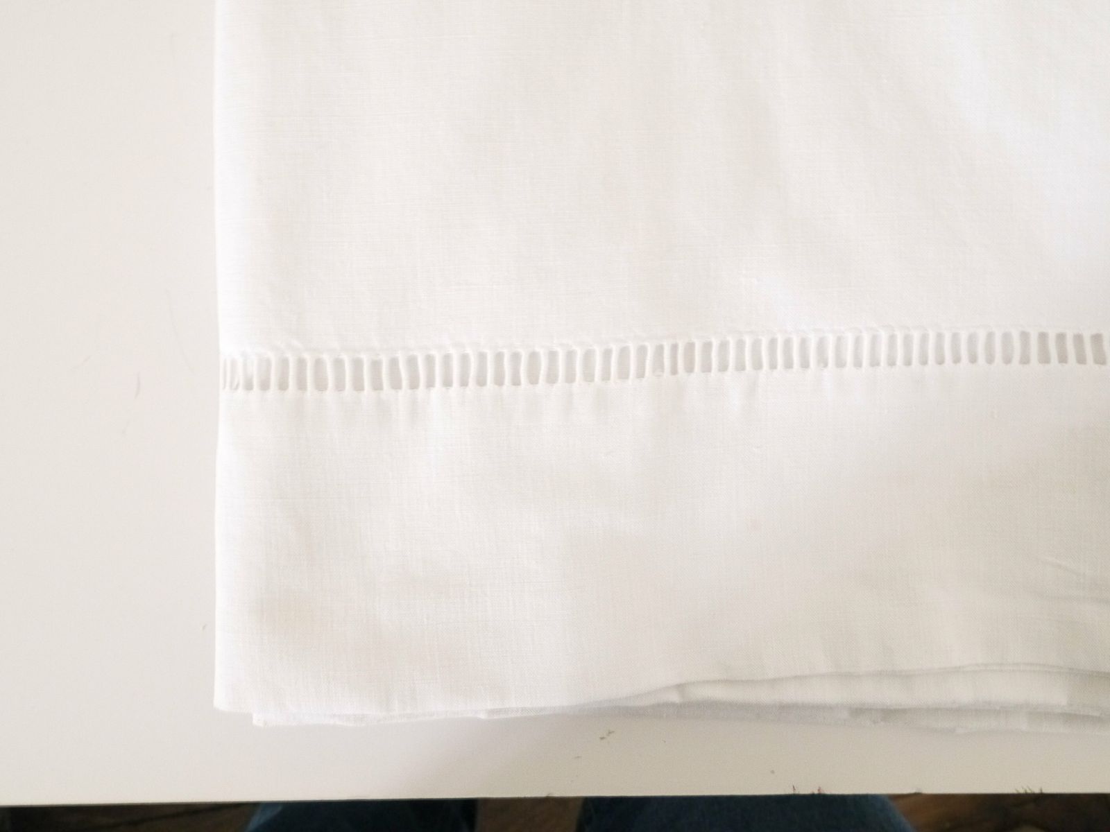 French Linen Sheet Antique Linen, Oval Monogrammed "Rc" Queen Size Excellent Condition photo for sale