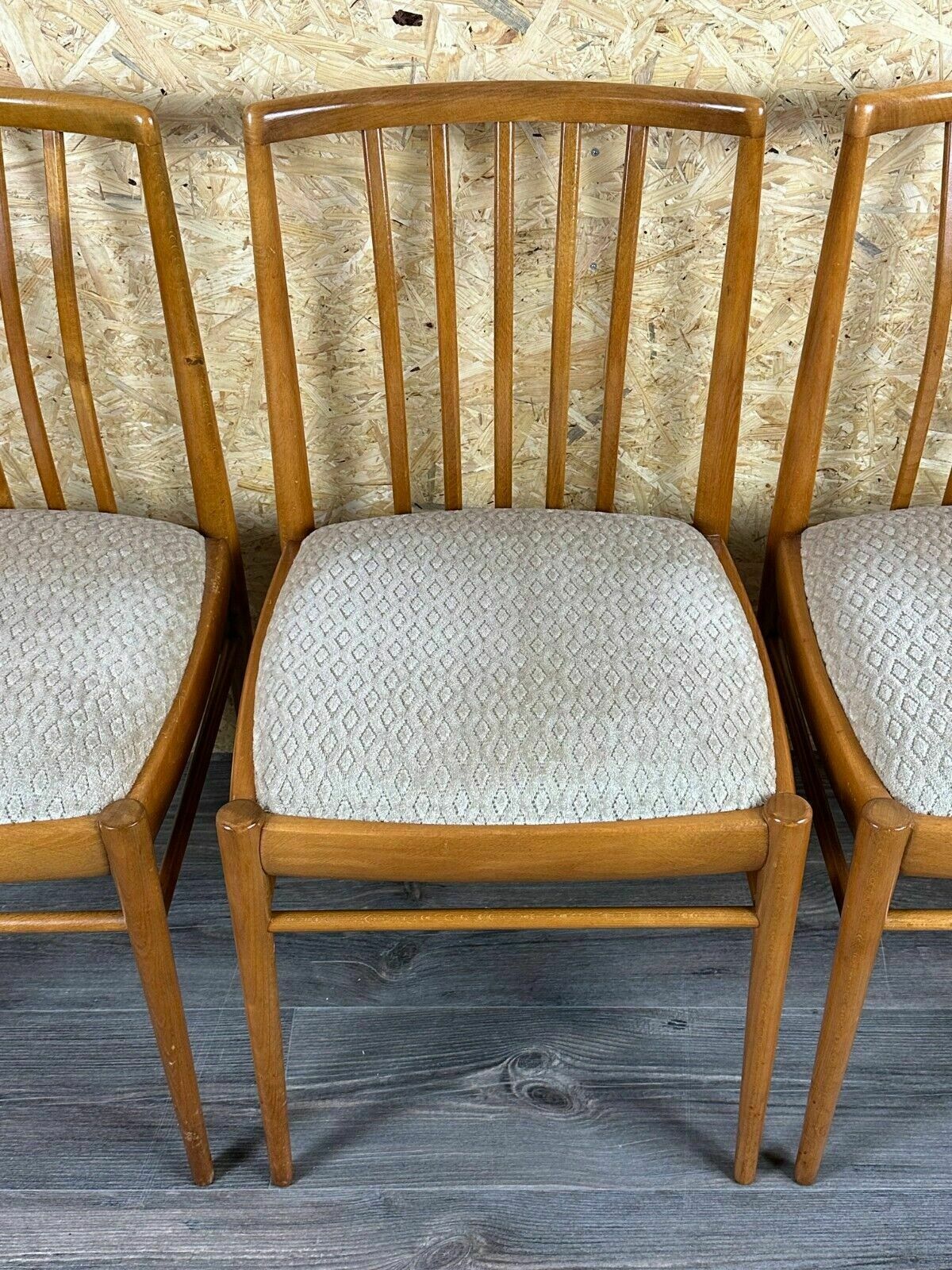 4x 60s 70s Dining Chair Dining Chair Mid Century Danish Modern Design photo buy