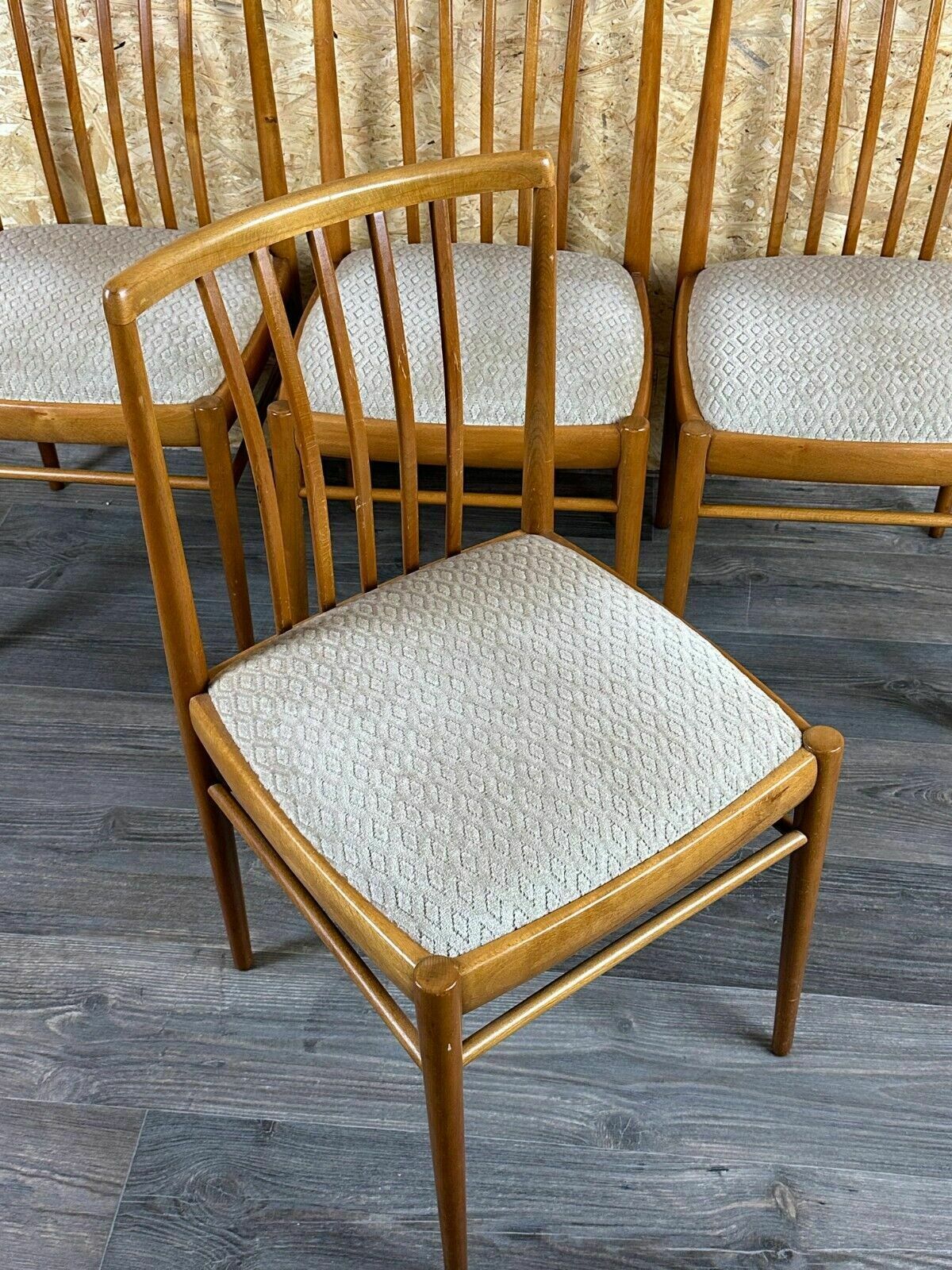 513.0 4x 60s 70s Dining Chair Dining Chair Mid Century Danish Modern Design photo