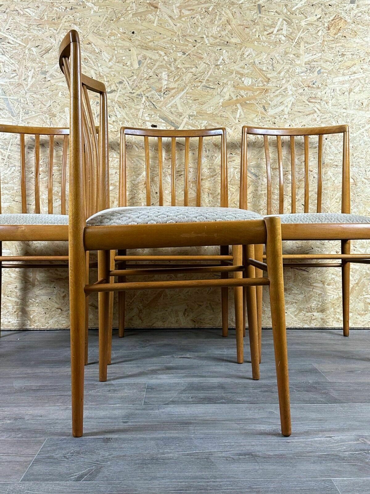photo vinterior 4x 60s 70s Dining Chair Dining Chair Mid Century Danish Modern Design