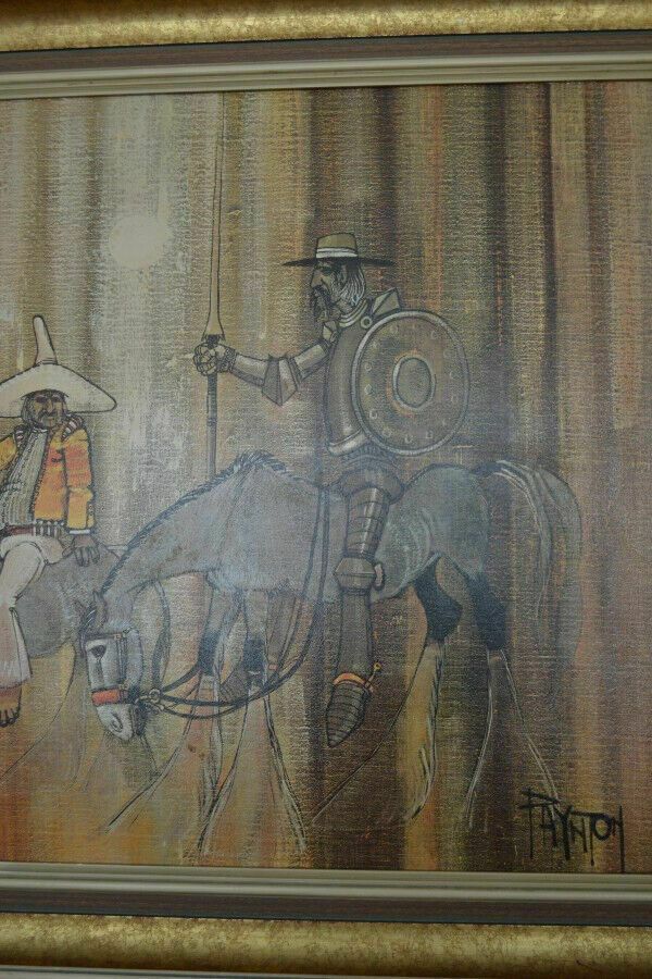 Vintage Print Don Quixote By Colin Payton photo 75.0