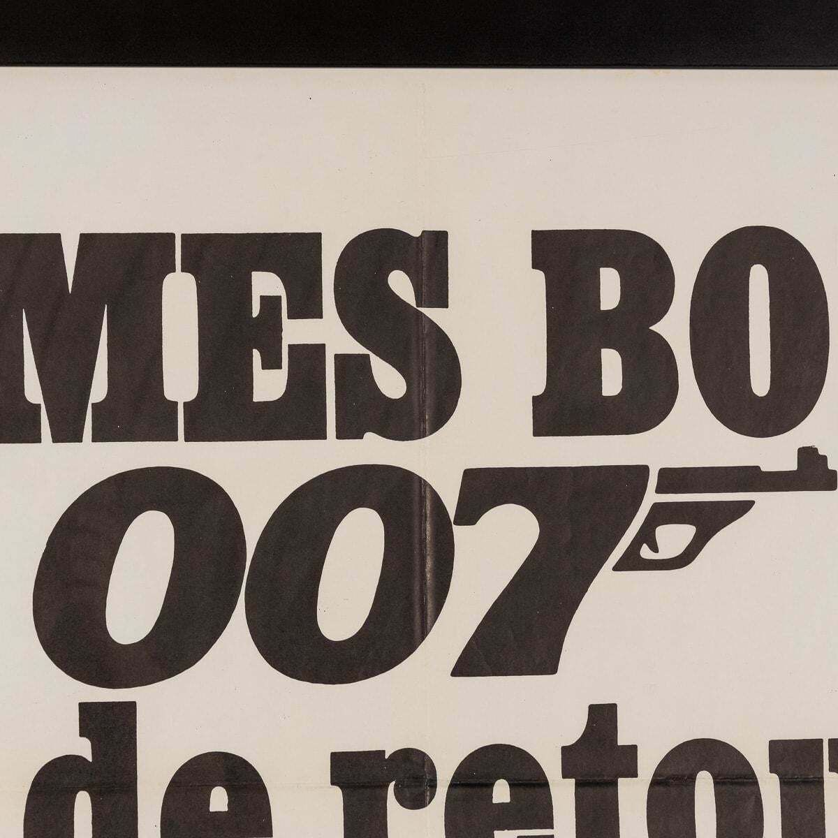 Original French Release James Bond On Her Majesty's Secret Service Poster C.1969 photo 2495.0