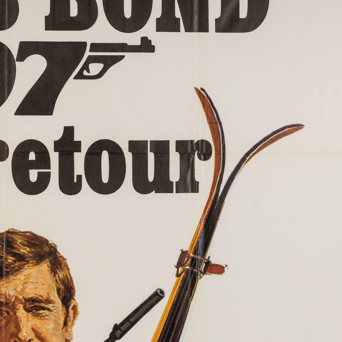 Original French Release James Bond On Her Majesty's Secret Service Poster C.1969 photo buy