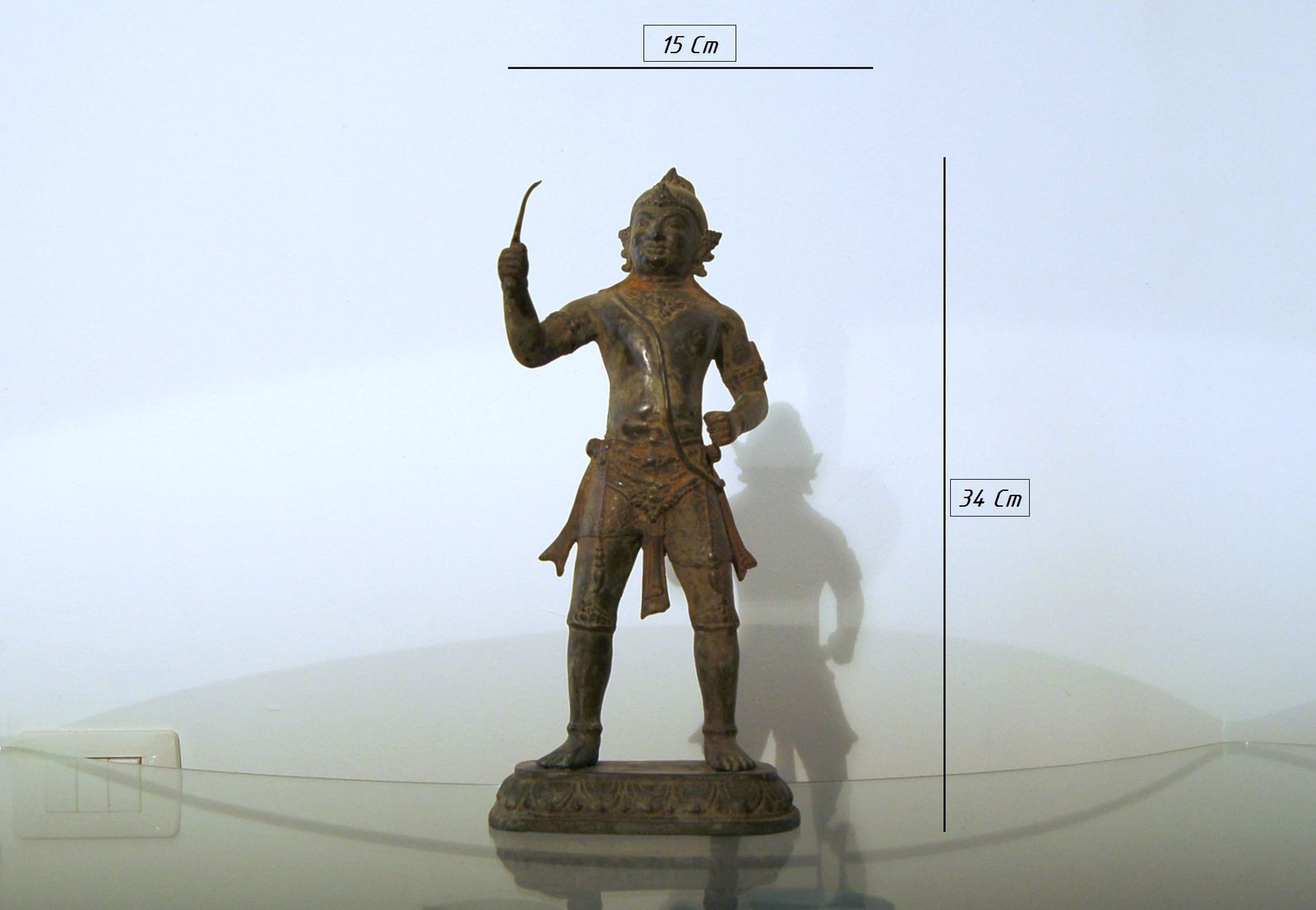 photo vinterior Bronze Sculpture   Ayutthaya Thai Warrior   15th / 16th Century