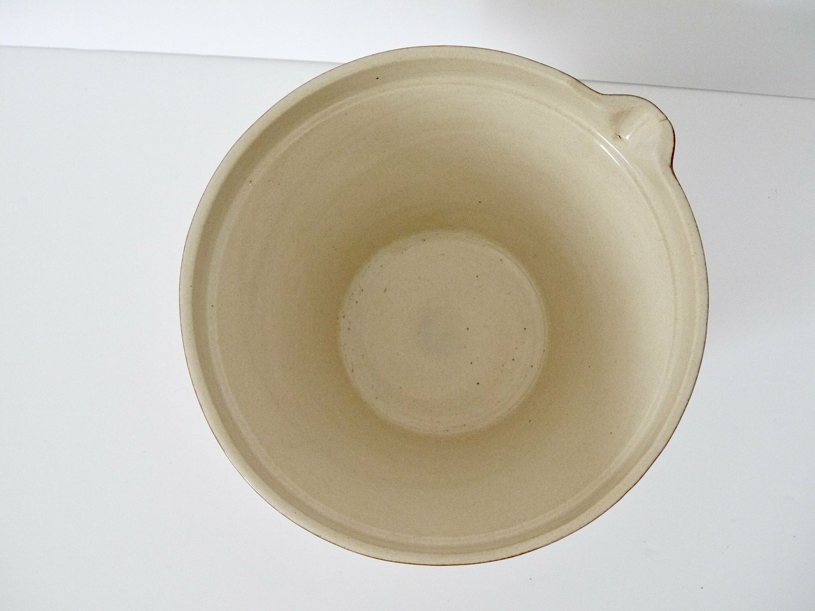 Frenchterracotta Mixing Bowl Rustic French Dairy Bowl Primitive Pottery Farmhouse Display Bowl photo buy