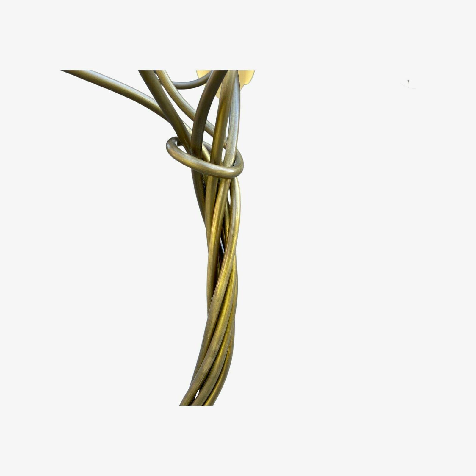 Murano Italy Design Lamp   Handmade Vintsge Murano Glass With Brass Table Lamp   ‘Tulip Tree’ Design | Vintage Table Lamp Made In Italy 1970 photo vinterior
