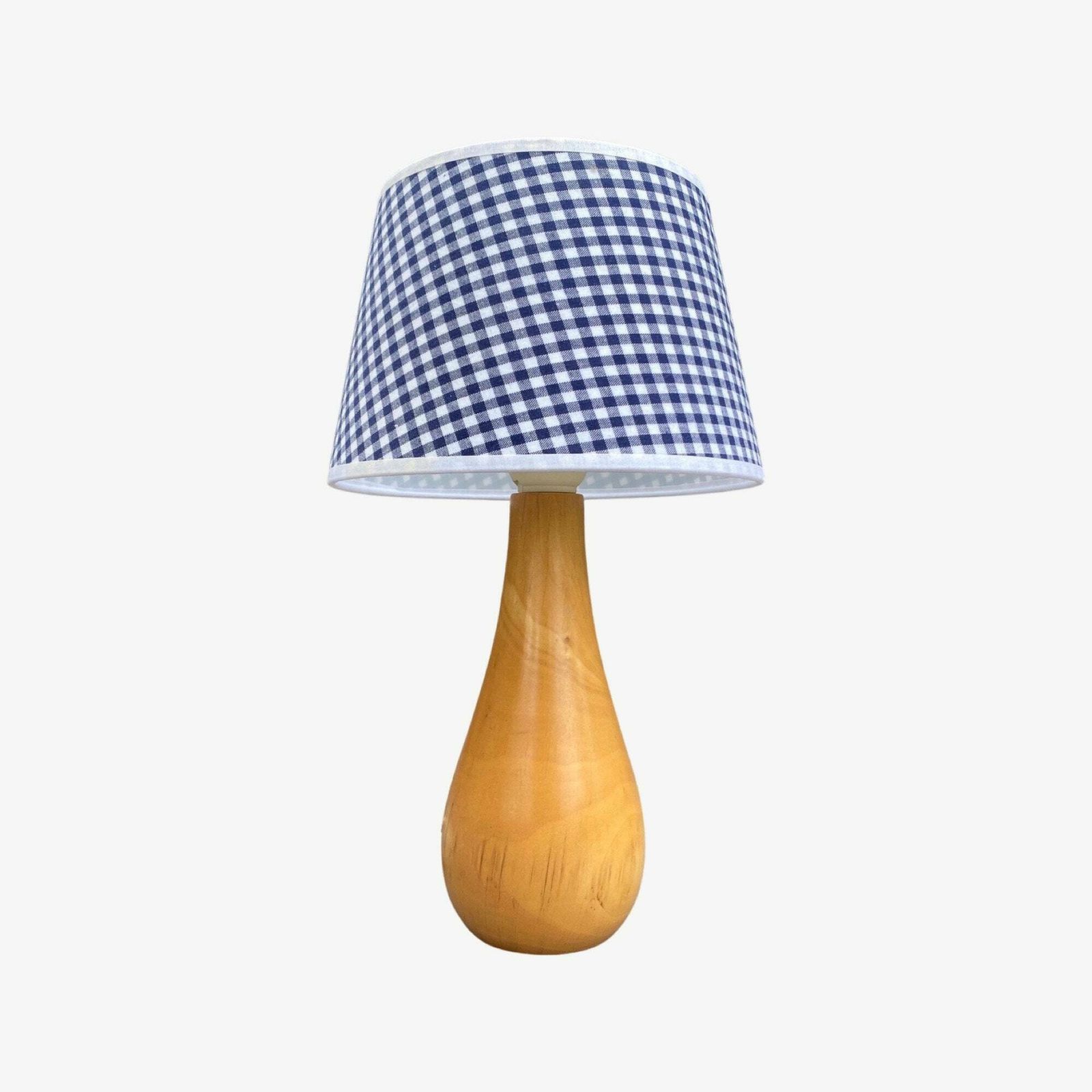 Vintage Table Lamp 1960s | Drop Shaped Table Lamp | Wooden Vintage Table Lamp | Mid Century Modern Table Lamp / Night Light / Desk Lighting