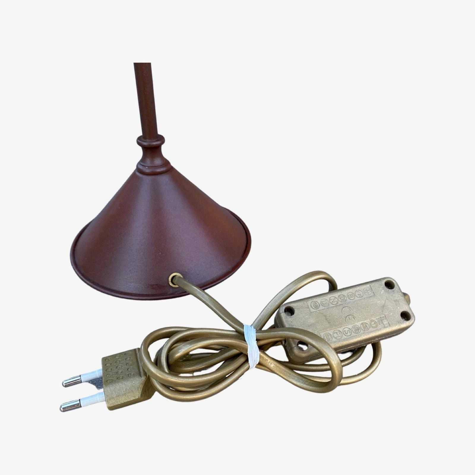 Original Italian Murano Table Lamp | Handmade In Italy | Vintage Murano Glass Table Lamp | ‘Vetro Eseguito’ Design | Murano Glass Table Lamp photo vinterior