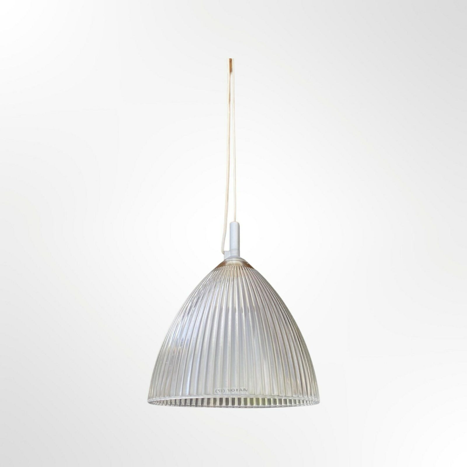 photo for sale Vintage Stresa Pendant Lamps By Asahara Shigeaki For Lucitalia | Vintage Ceiling Light Made In Italy | 4 Available | Mid Century Modern 80s