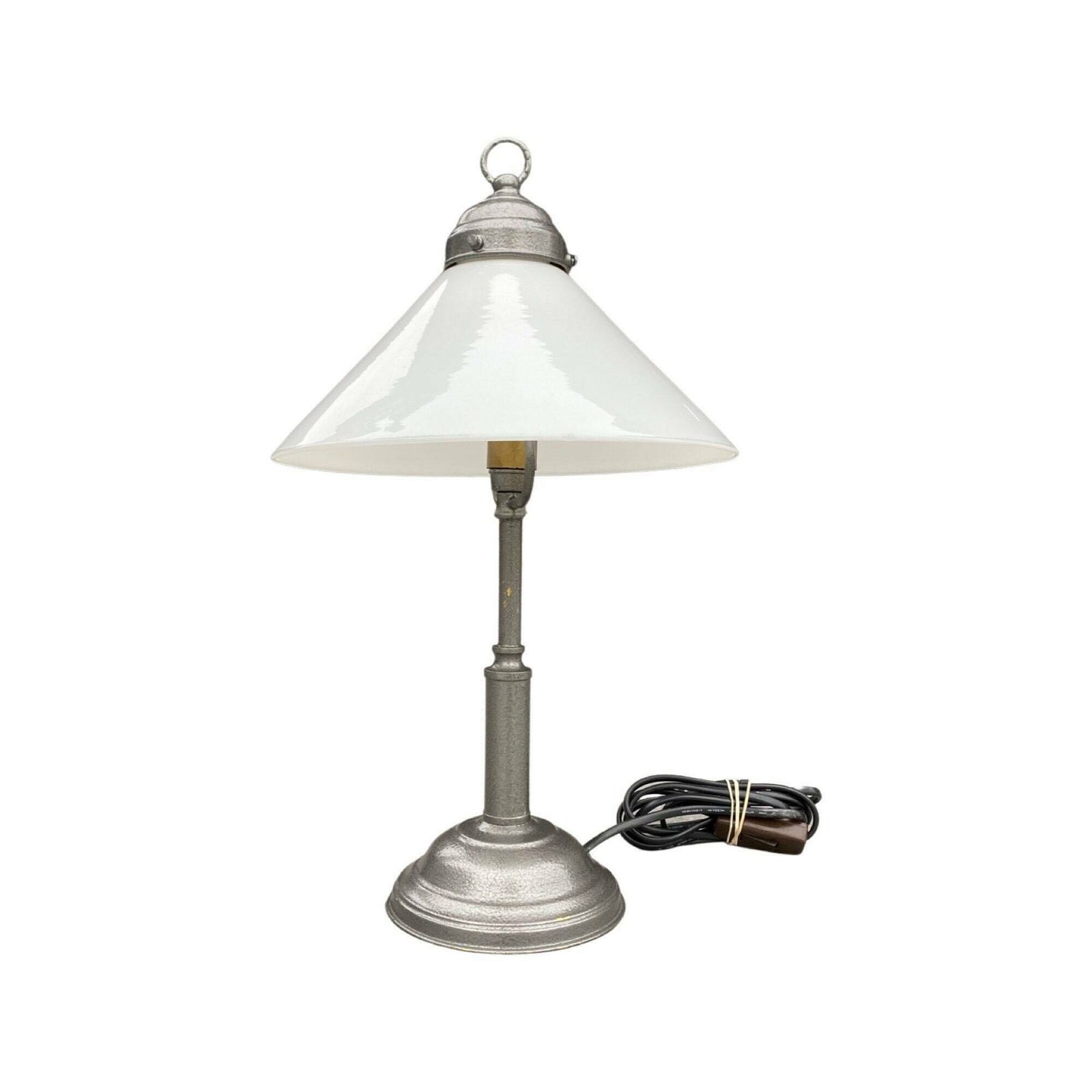 Italian Desk Light | Vintage Table Light | Metal And Glass | Mid Century Modern Lighting   Retro Table Lamp | Italy Style
