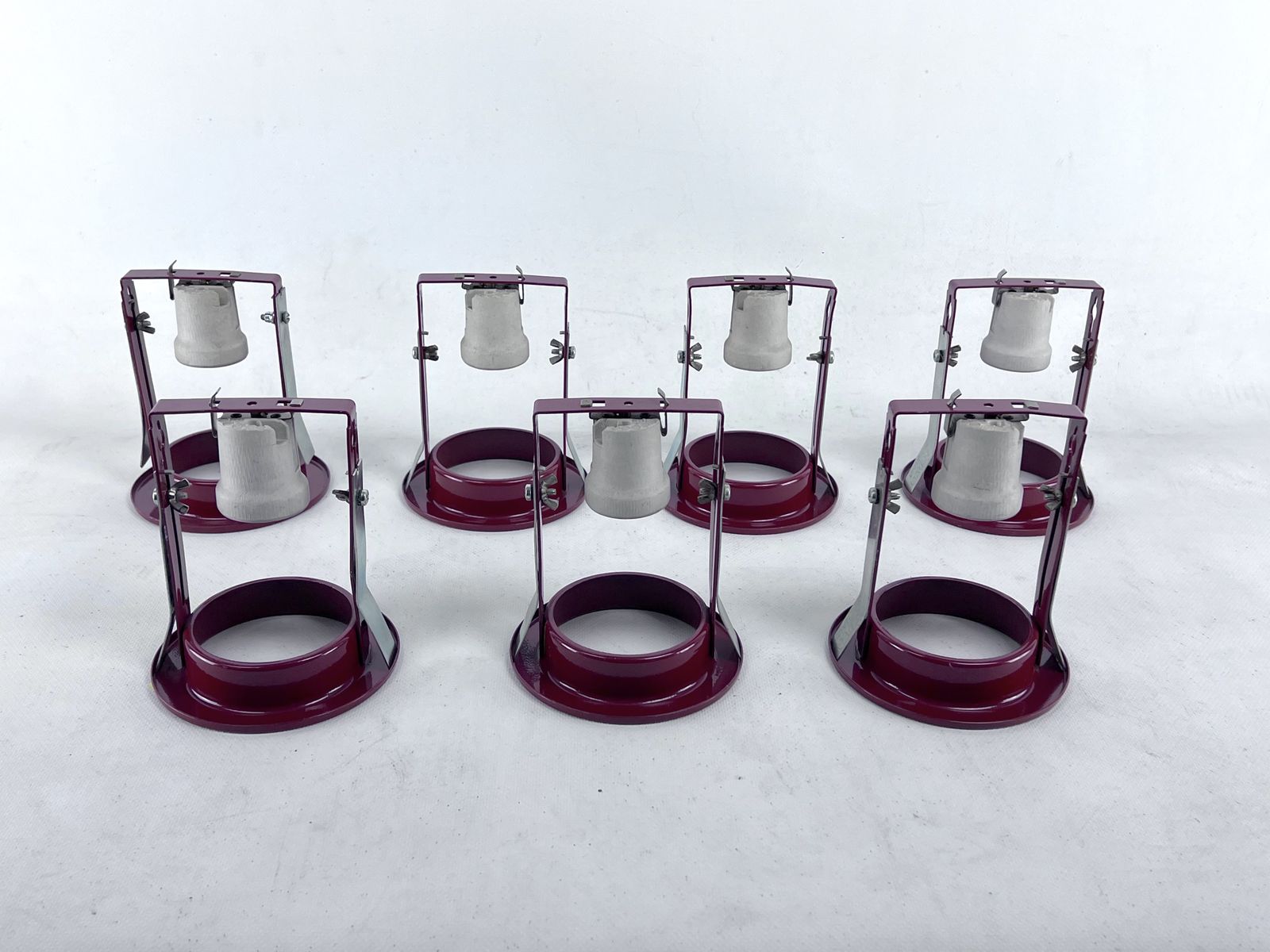 Mid Century Stilnovo Spotlights, Set Of 7. Italy 1960. Signed.
