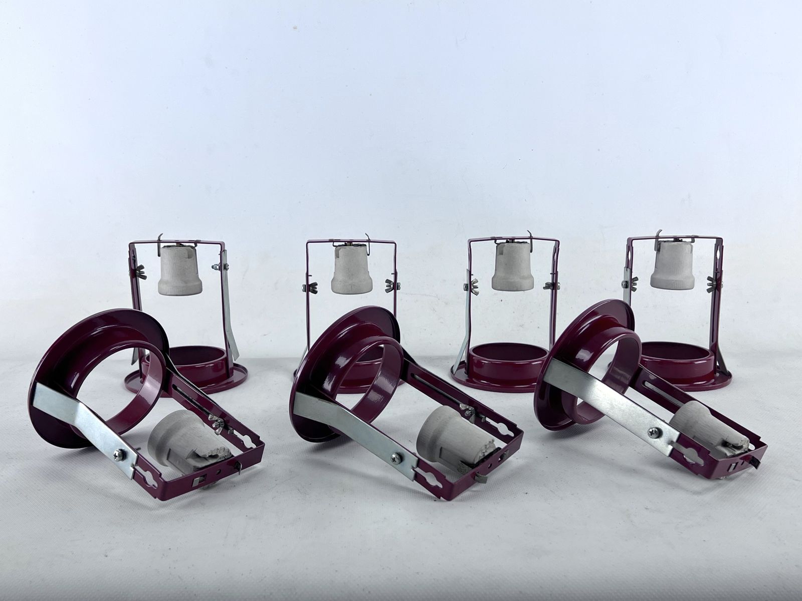 Lighting Mid Century Stilnovo Spotlights, Set Of 7. Italy 1960. Signed. photo