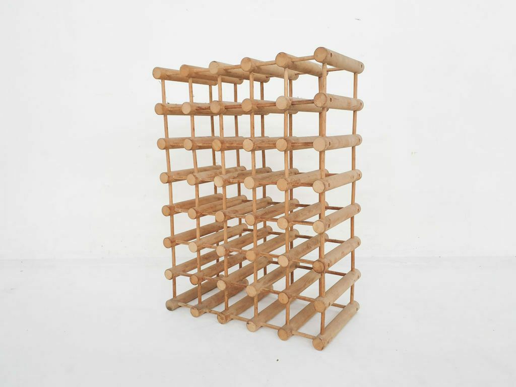 Teakhouten Wijnrek Van Richard Nissen Voor Langaa Denmark, Deens Design Ca. Jaren 1960 photo furniture