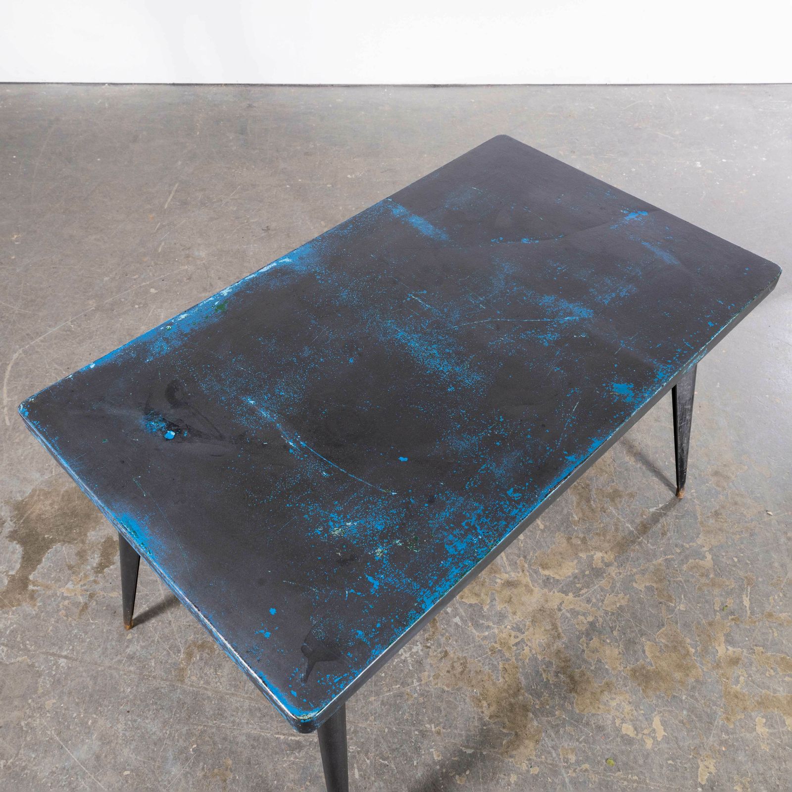 1960’s Original French T55 Tolix Rectangular Dining Table – 120cm (Model 1296 ) photo 1758.0