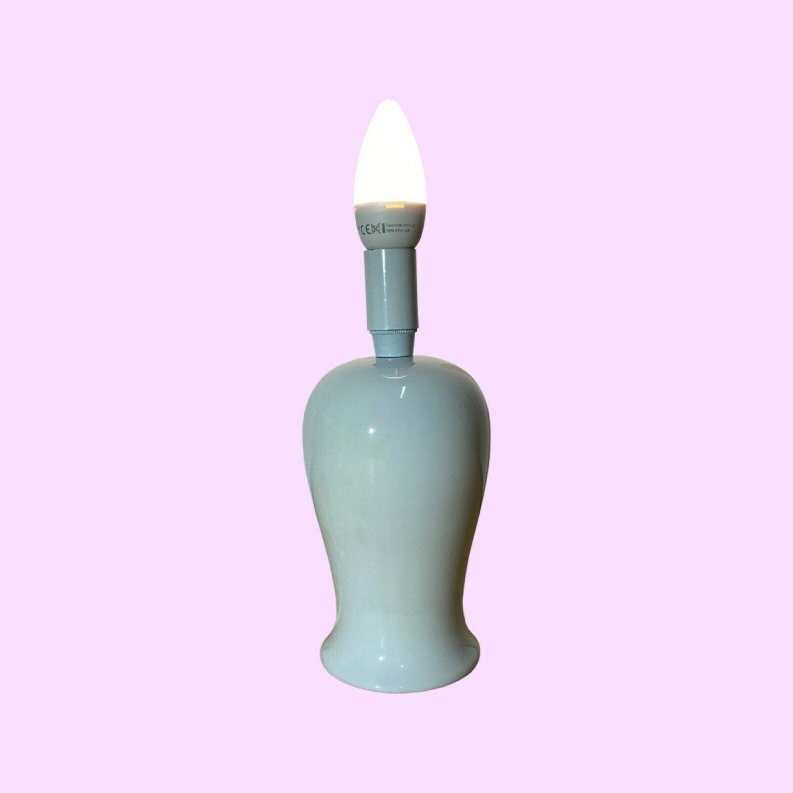 White Retro Danish Desk Light | Scandinavian Table Lamp From The Mid Century Made In Denmark | White Ceramic Pottery Lighting E14 Socket photo 81.0