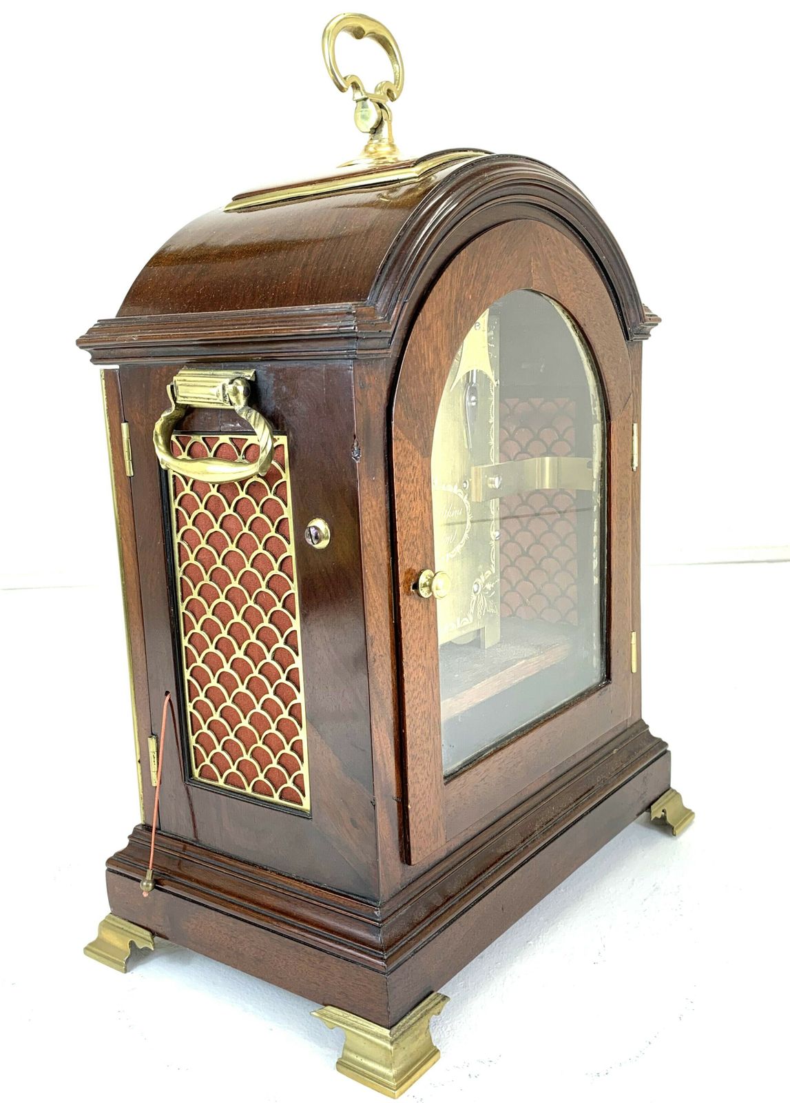 Mahogany Bracket Clock With Pad Top    Circa 1810, Fran's Atkins London photo Home Decor