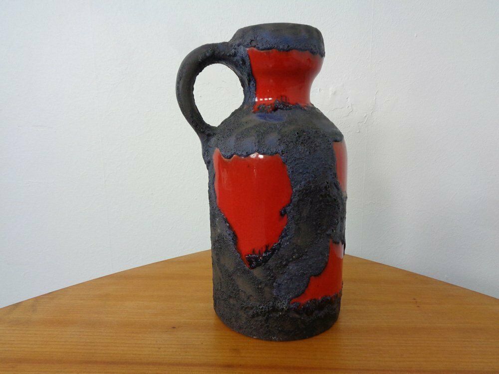 Lava Ceramic Marei Vases, Bowl & Planter, 1970s, Set Of 4 photo Home Decor