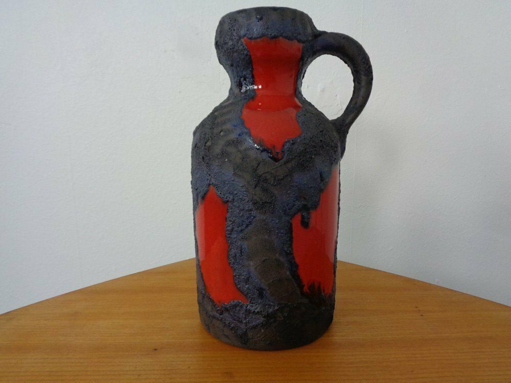 Lava Ceramic Marei Vases, Bowl & Planter, 1970s, Set Of 4 photo 558.0
