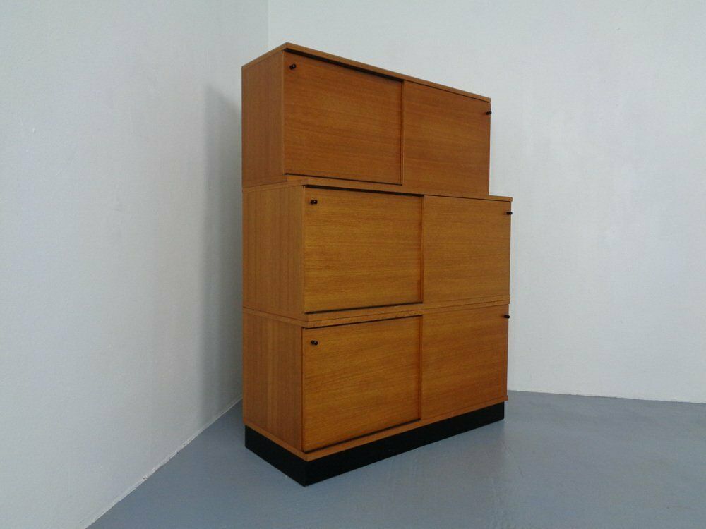 Teak Sideboard By Gunther Renkel For Rego Mobile, 1960s, Set Of 3 photo for sale