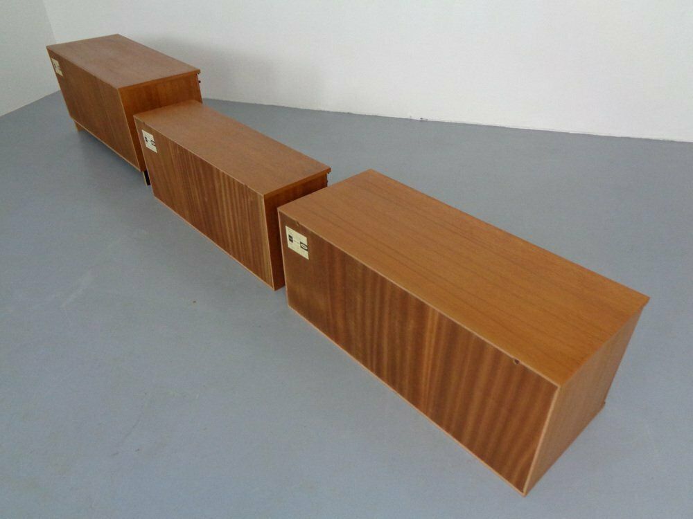 816.0 Teak Sideboard By Gunther Renkel For Rego Mobile, 1960s, Set Of 3 photo