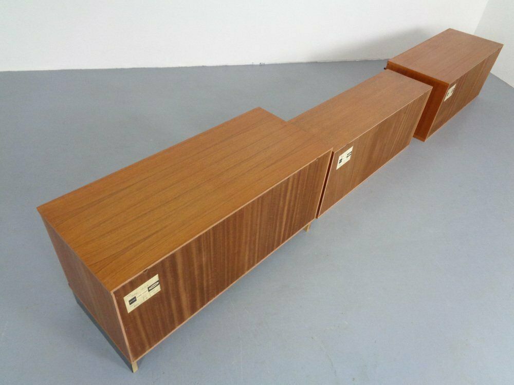 photo vinterior Teak Sideboard By Gunther Renkel For Rego Mobile, 1960s, Set Of 3