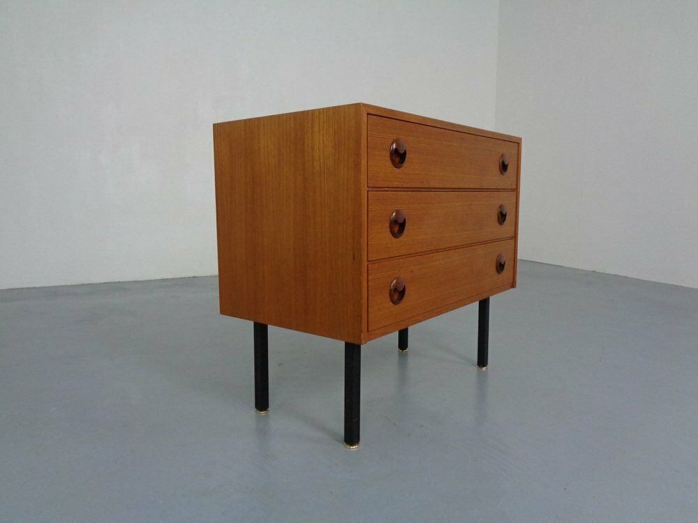 Teak Chest Of Drawers, 1960s, Vintage photo Furniture