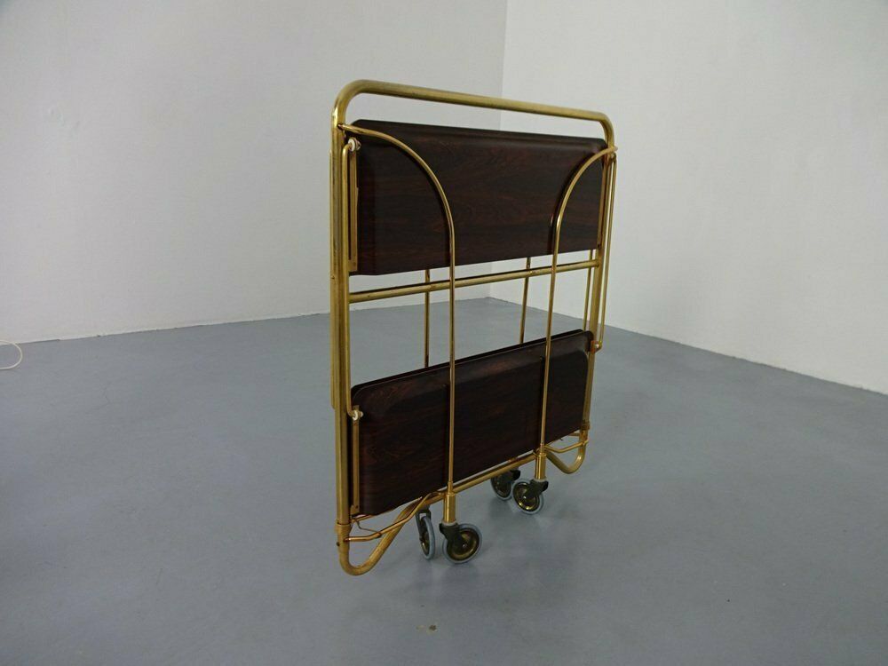 photo furniture Vintage Rosewood Tea Cart From Gerlinol, 1970s