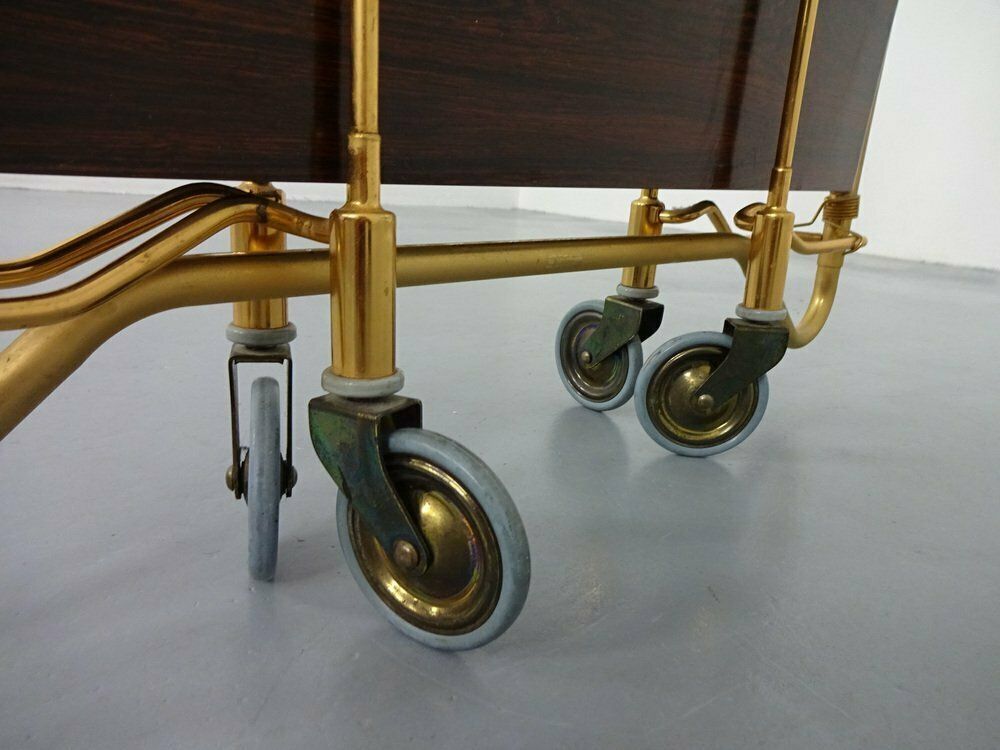 240.0 Vintage Rosewood Tea Cart From Gerlinol, 1970s photo