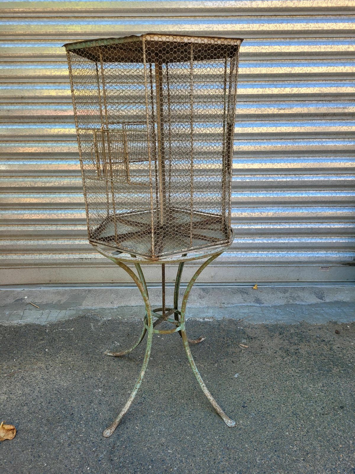 Birdcage On Table photo buy