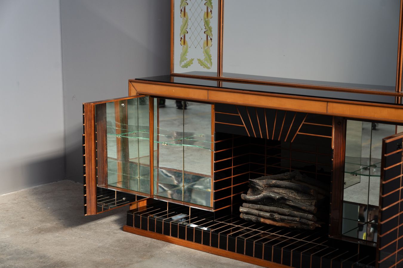 photo furniture Sideboard By Luigi Brusotti, 1940s