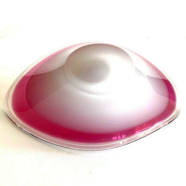 Large Flygsfors Glass Bowl "Coquille Series" 1958 photo furniture