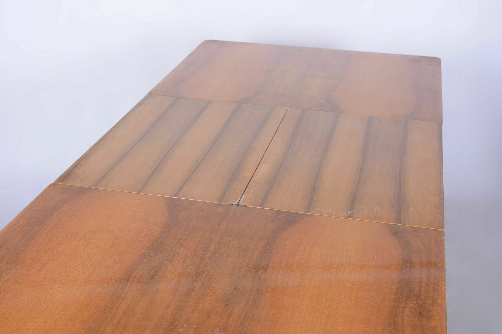 Restored Artdeco Oak Dining Table, Jindrich Halabala, Up Zavody, Adjustable Width, Revived Polish, Czechia, 1940s photo furniture