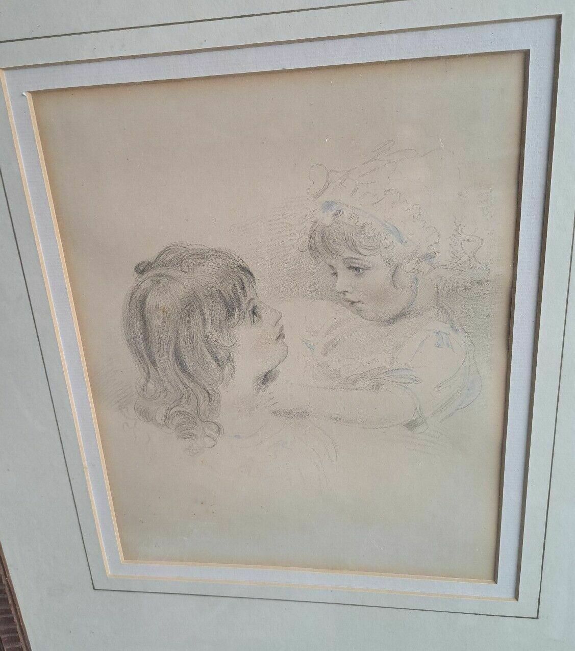 Pair Frederick Christian Lewis Hand Colour Stipple Engraving Sir Thomas Lawrence photo vinterior