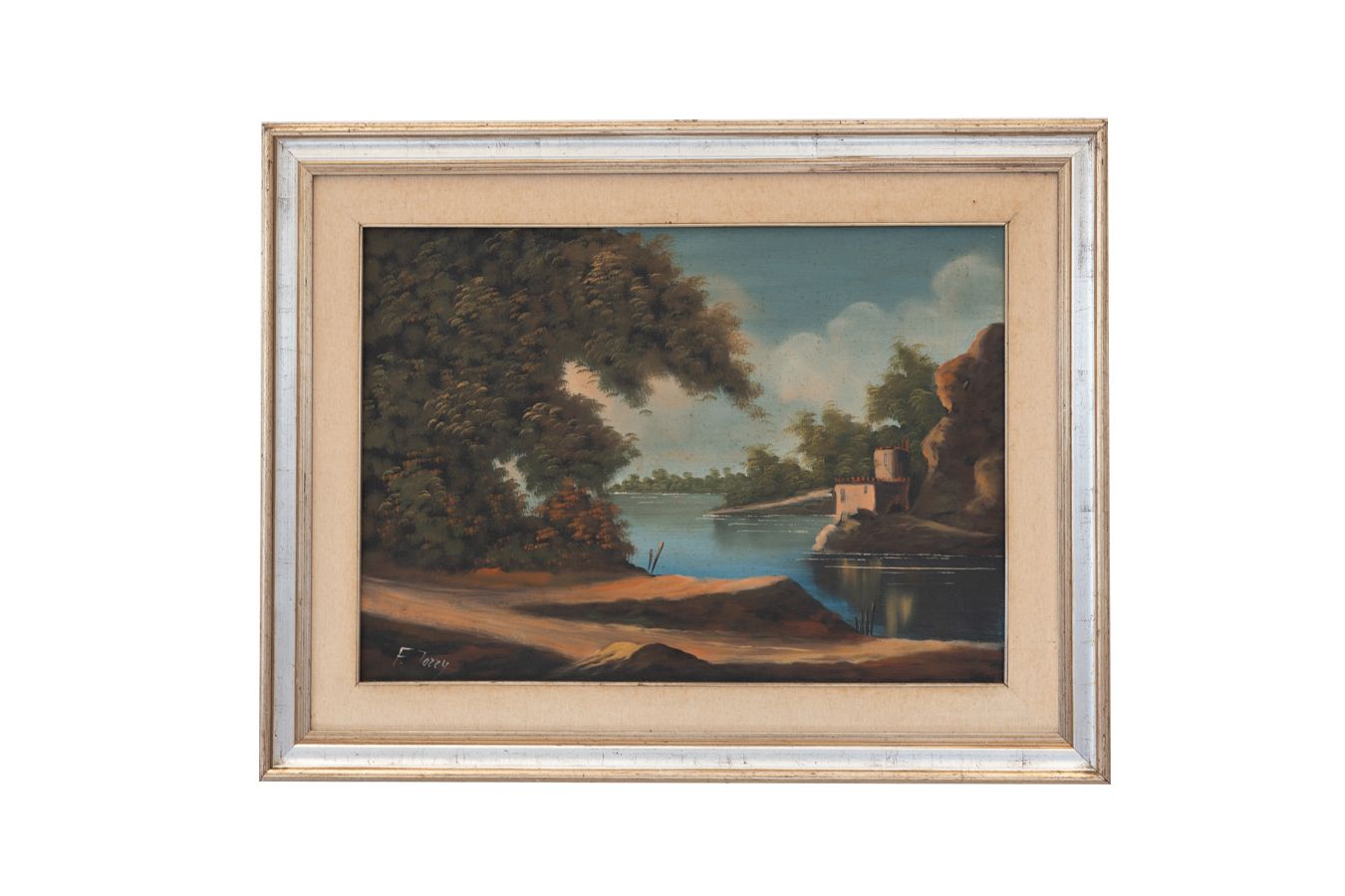 Dipinto Ad Olio Su Tela, Francis Torry Brescia, 1977