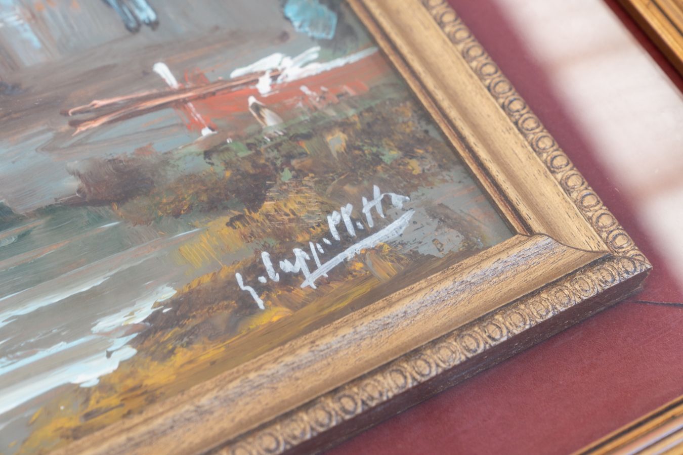 photo for sale Oil Painting On Canvas By Giovanni Cappelletti, 1970
