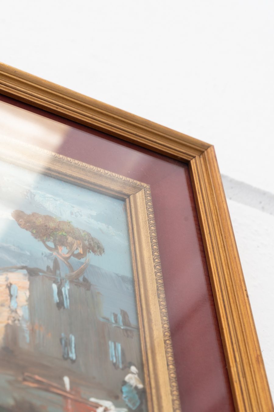 Art Oil Painting On Canvas By Giovanni Cappelletti, 1970 photo