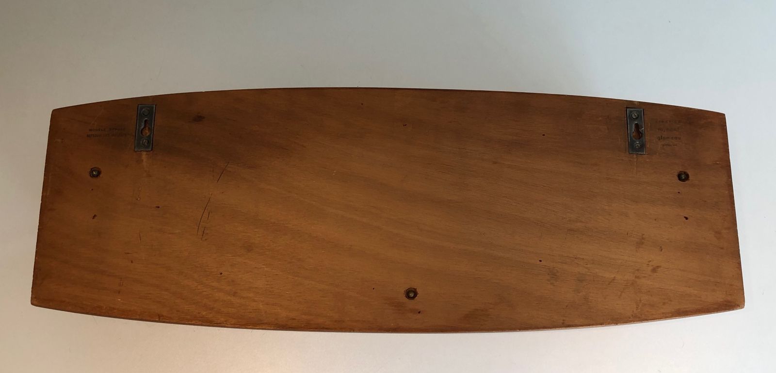 Shelf In Wood, Rattan And Lacquered Metal By Raymond Glemeau photo vintage
