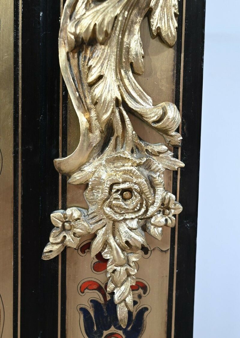 photo buy Small Showcase In Brass And Blackened Pear Tree, Napoleon III Period   Mid 19th Century