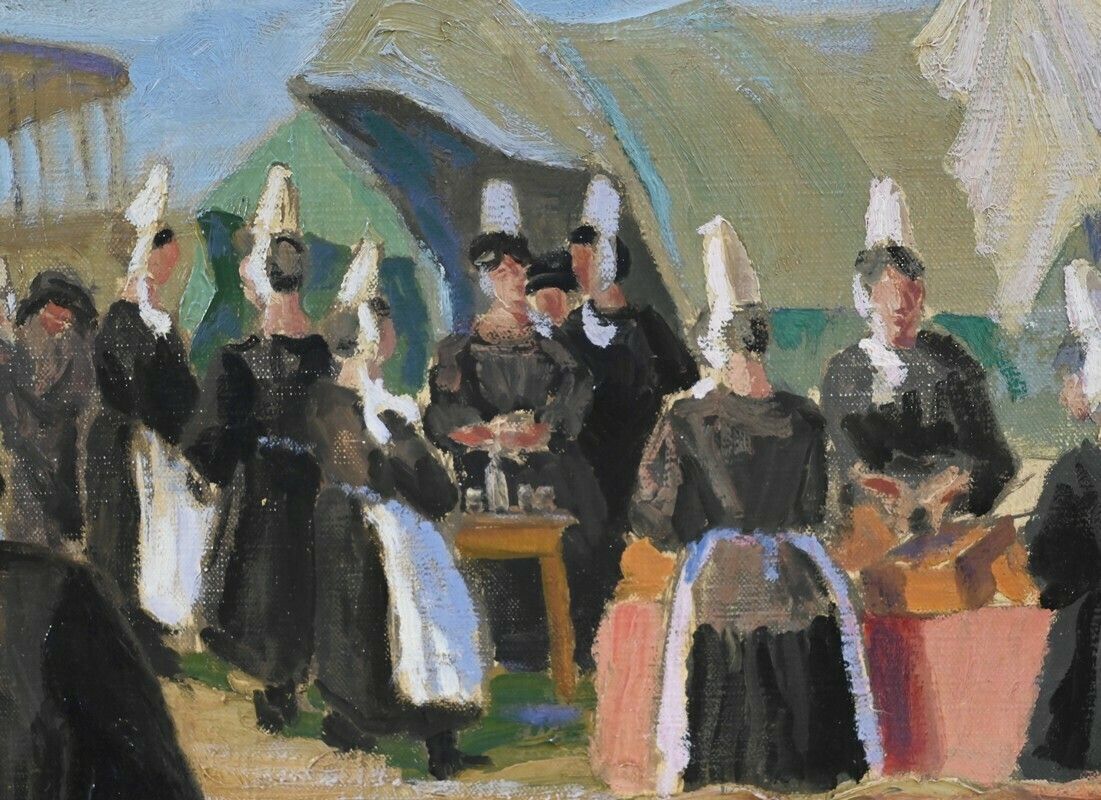 “Le Pardon De La Joie Saint Guénolé”, School Of The 20th Century – 2nd Part 20th photo vinterior