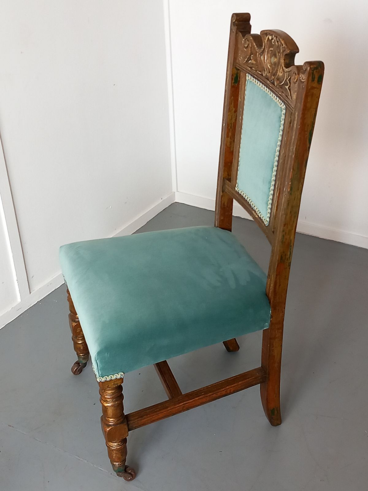 Occasional Chair, 1800s, Oak, Antique photo furniture
